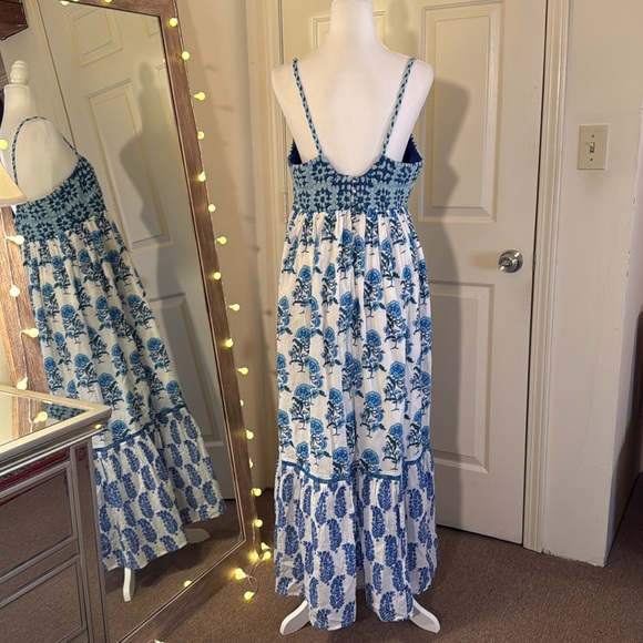 Ro's Garden Guinea Maxi Dress Anthropologie - Picture 11 of 16